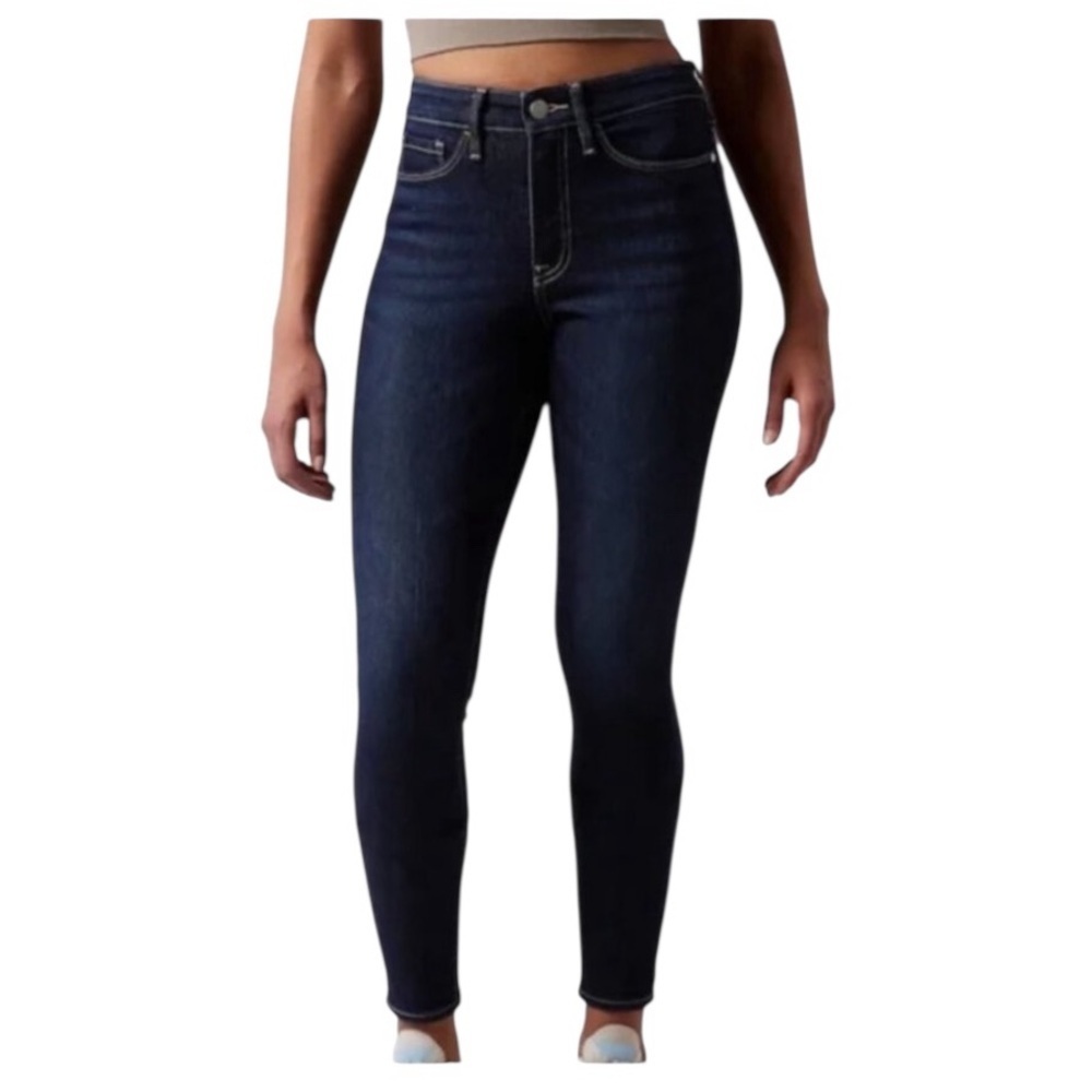 Athleta Skulptek Ultra Skinny Midnight Jeans Size 6